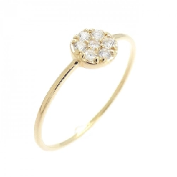 Nhẫn kim cương K18YG 0.10CT - Hàng hiệu Authentic