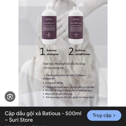 Dầu gội Batious nuôi dưỡng phục hồi tóc - 500ml (ko kèm dầu xả) 548667