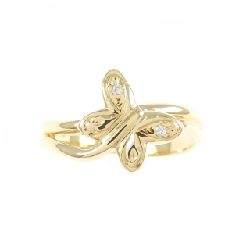 Nhẫn kim cương bướm K18YG 669298
