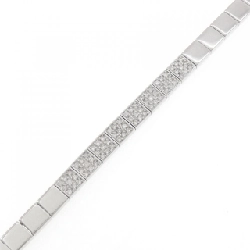 K18WG Pave Diamond Bracelet - Hàng hiệu Authentic