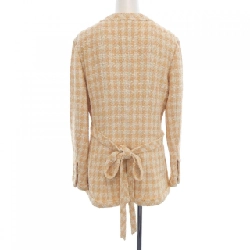 【Mã giảm giá】Áo khoác không cổ CHANEL 643400