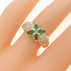 Nhẫn Emerald K18YG 0.53CT - Hàng hiệu Chính hãng 852291