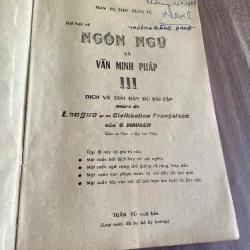Ngôn ngữ  và văn minh Pháp - quyển 3 626437