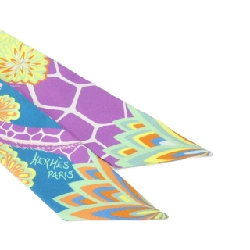 Hermès THE THREE GRACES Twilly 063441S khăn choàng 624712