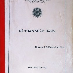 Cuốn photo Giáo trình Kế toán ngân hàng