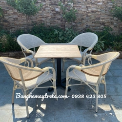 Ghế giả mây khung nhôm 508888