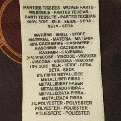 HERMES LES TAMBOURS FINESSE 3H2840D1 Áo cardigan dài - Hàng hiệu Authentic 809659