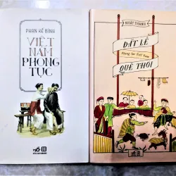 Sách: combo Việt Nam Phong Tục + Đất lề quê thói - TG: Phan Kế Bính, Nhất Thanh