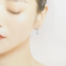 K14WG Blue Topaz Bông Tai - Hàng hiệu Chính hãng 873809