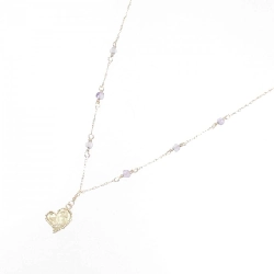K10YG Dây chuyền Amethyst hình trái tim - Hàng hiệu Authentic 860950