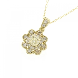 K18YG Hoa Hồng Kim Cương Dây Chuyền 0.25CT - Hàng hiệu Chính hãng 863347