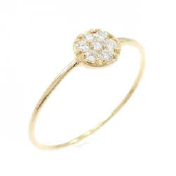 Nhẫn kim cương K18YG 0.10CT - Hàng hiệu Chính hãng