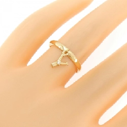 Nhẫn kim cương chữ Y K18YG 0.01CT - Hàng hiệu Authentic 852446