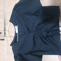 Set chân váy + áo rút dây đen 546512