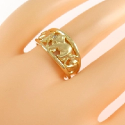 Nhẫn kim cương K18YG hình voi 0.01CT - Hàng hiệu Authentic 854905