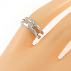 K18WG Nhẫn hồng ngọc kim cương - Hàng hiệu Authentic 854588