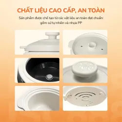 🍲 Nồi Dưỡng Sinh Unie USC888 – Nấu Chậm Giữ Trọn Dinh Dưỡng, Ăn Ngon Sống Khỏe 722723