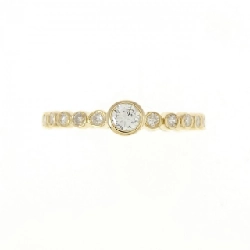 Nhẫn kim cương K18YG 0.22CT 670859