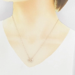 K18PG Dây chuyền kim cương hình ruy băng 0.30CT - Hàng hiệu Chính hãng 865627