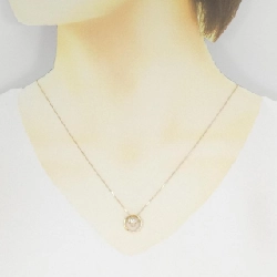 K18YG 2WAY Dây chuyền kim cương 0.142CT - Hàng hiệu Chính hãng 857896