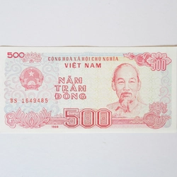 Tờ tiền 500 đồng xưa (BS 1649485)