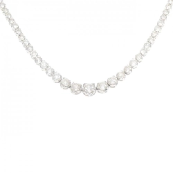 Dây chuyền kim cương PT900/K18WG 10.00CT - Hàng hiệu Chính hãng