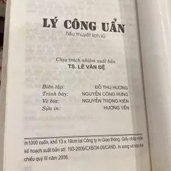 LÝ CÔNG UẨN, Tiểu thuyết lịch sử (XB 2006) 559406