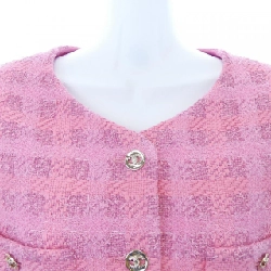 CHANEL LOOK7 P76714V68549 Áo khoác không cổ - Hàng hiệu Chính hãng 821934