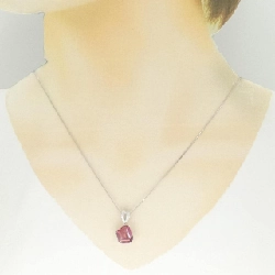 K18WG Tourmaline Necklace 3.07CT - Hàng hiệu Authentic 861157