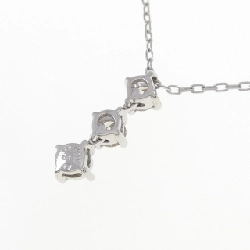 Dây chuyền kim cương ba viên PT900/PT850 0.50CT - Hàng hiệu Authentic 859674