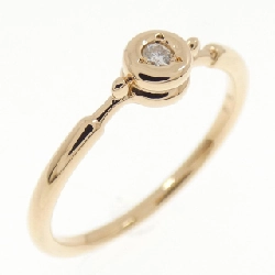 Nhẫn kim cương K18YG - Hàng hiệu Authentic