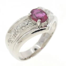 Nhẫn Ruby PT900 0.38CT