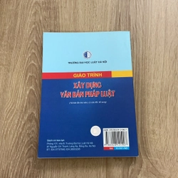 Giáo trình xây dựng văn bản pháp luật - Trường đại học Luật 477390