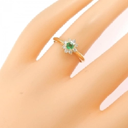 Nhẫn Emerald K18YG 0.13CT - Hàng hiệu Chính hãng 850203