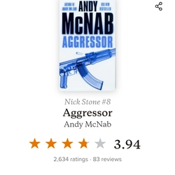 Aggressor - Andy McNab (thriller, military fiction) (Pocket size) 539988