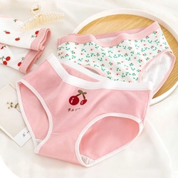 Quần lót cotton họa tiết trái cây trẻ trung xinh, size từ 35 đến 55kg