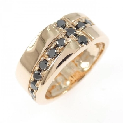 Nhẫn kim cương K18PG chéo 0.33CT - Hàng hiệu chính hãng