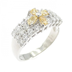 Nhẫn kim cương hoa PT900 0.30CT - Hàng hiệu Authentic