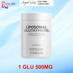 (Hàng CTY mới) Viên uống GLU 500mg Liposomal Glutathione CodeAge 500mg (60 viên) 736878