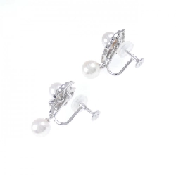 K18WG Bông tai ngọc trai Akoya - Hàng hiệu Authentic 878311