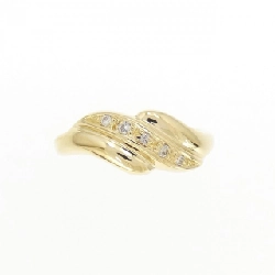 Nhẫn kim cương K18YG 0.04CT 670208