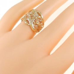 Nhẫn kim cương K18YG 0.03CT 672261