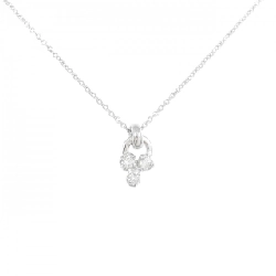 Dây chuyền kim cương K18WG 0.07CT - Hàng hiệu chính hãng