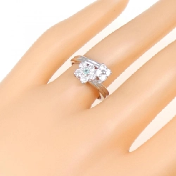 Nhẫn Tourmaline PT900 Hoa 0.03CT - Hàng hiệu Chính hãng 856101