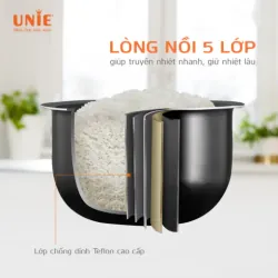 🍚 Nồi Cơm Điện UNIE UE-626 – Công Suất 700W – Cơm Nhanh Chín, Dẻo Thơm 718330
