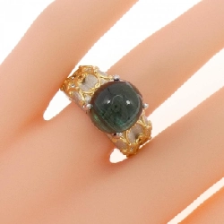 Nhẫn Tourmaline Mắt Mèo Yamazaki Yumiko 8.18CT - Hàng hiệu Chính hãng 838915