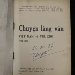 Chuyện làng văn - Việt Nam và Thế giới (tập 2- 1987) 1022465