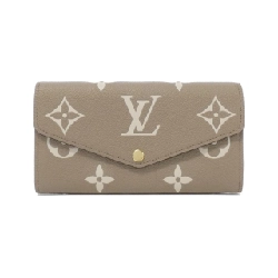 Ví Louis Vuitton hai màu Monogram Empreinte Portefeuille Sarah M81049