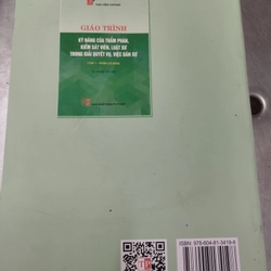 Giáo trình kỹ năng của thẩm phán, KSV, luật sư trong giải quyết vụ, việc dân sự 322353