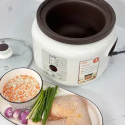 Nồi kho hầm chuyên dụng UNIE USC208 dung tích 2L, lòng nồi gốm Ceramic, hẹn giờ 24 tiếng 791515